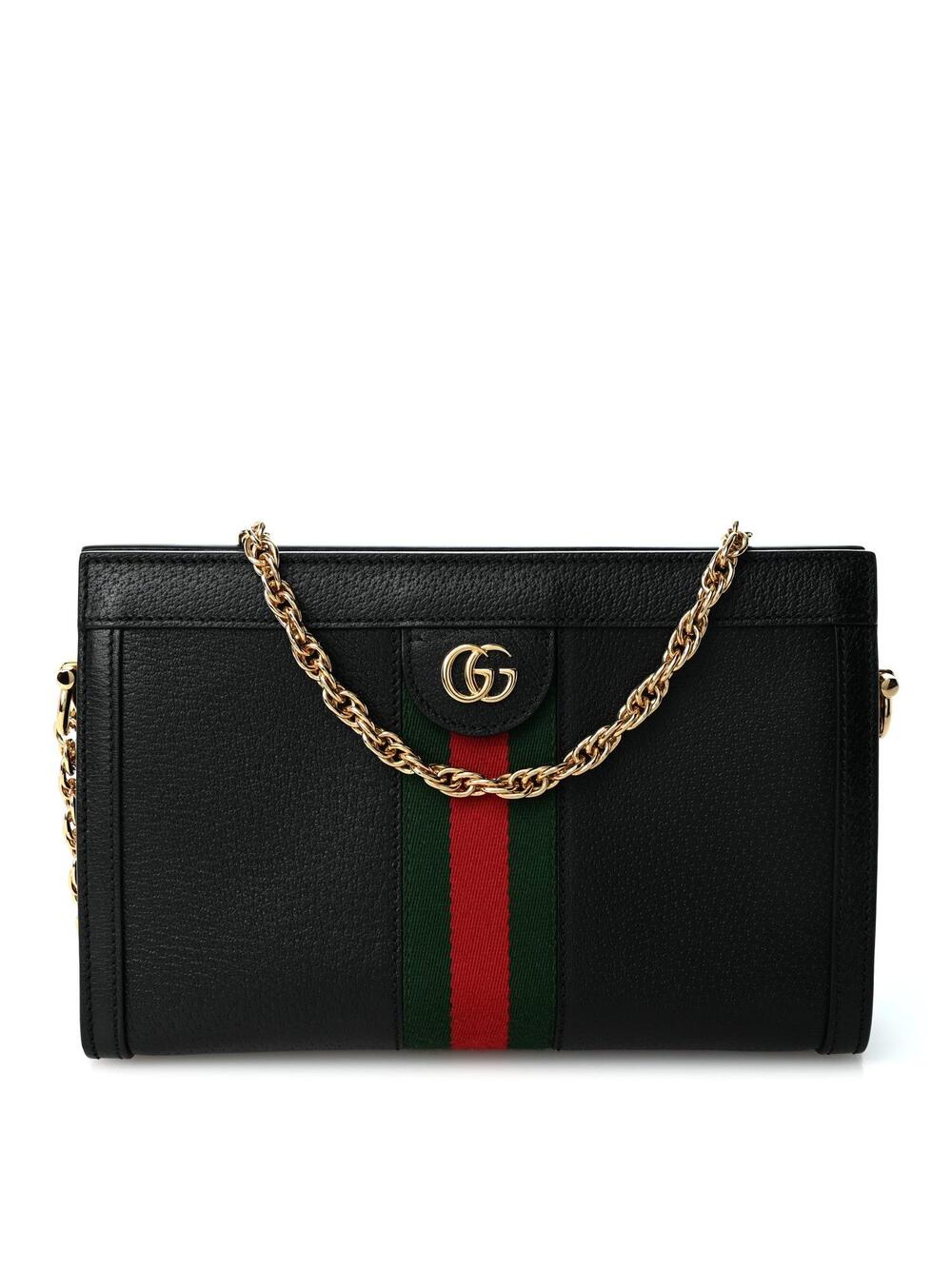 Gucci Calfskin Gg Web Small Ophidia #347458G99B